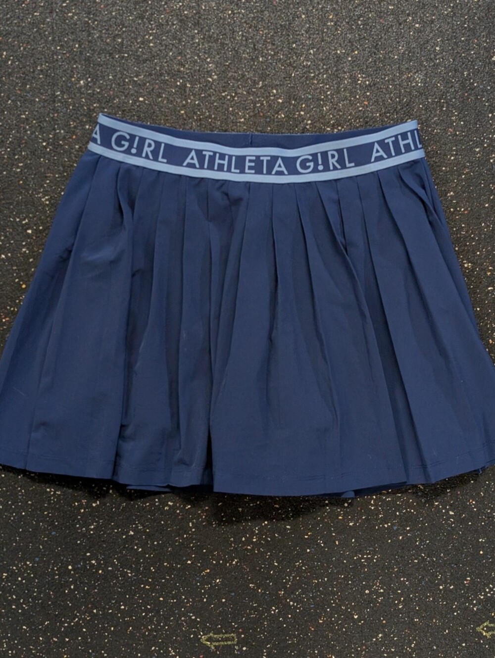 Athleta Girl Pleat Perfection Navy Blue Skort Size XXL